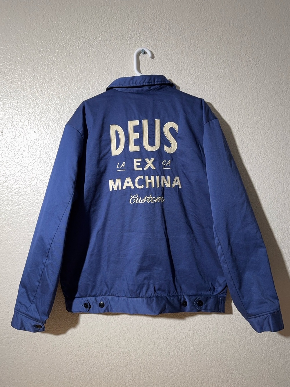 Deus Ex Machina Workwear Jacket 2.0 in Mechanic Blue XXL